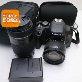 新品同様 EOS Kiss X9i ダブルズームキット ブラック 即日発送 一眼レフ Canon 本体 あすつく 土日祝発送OK