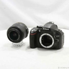 【中古】Nikon(ニコン) NIKON D5200 18-55 VR レンズキット ブラック 【344-ud】