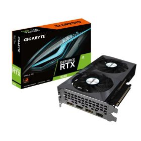 Gigabyte NVIDIA GeForce RTX 3050 Eagleグラフィックスカード - 8GB GDDR6 128ビット PCI-E 4.0 1777MHz コアクロック DP 1.4 x 1 HDMI 2.1 x NVIDIA Amper