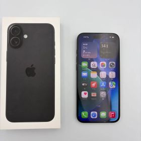 美品 iPhone 16plus ブラック 128G アイフォン 16plus