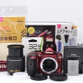 ■ ほぼ新品 S数極少 ■ ニコン Nikon D3400 RED レンズキット