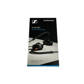SENNHEISER ゼンハイザー IE 100 PRO モニターイヤホン カナル型 有線 ブラック 中古 S10984853