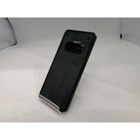 【中古】NOTHING 国内版 【SIMフリー】 Nothing Phone (3a) ブラック 12GB 256GB【浜松駅前】保証期間１ヶ月【ランクA】