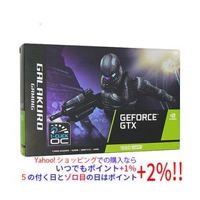 【中古】玄人志向グラボ GALAKURO GAMING GG-GTX1660SP-E6GB/DF PCIExp 6GB 元箱あり