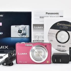 【ほぼ新品・返品保証】Panasonic LUMIX DMC-SZ7 ピンク