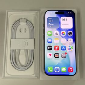 ★利用制限〇★ iPhone 16 Pro 256GB ホワイトチタニウム SIMロック解除済