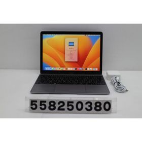 ノートパソコン Apple MacBook Retina 12in 2017 A1534 スペースグレイ Core m3 7Y32 1.2GHz/8GB/256GB/12W/WQXGA(2304x1440) 画面キズあり