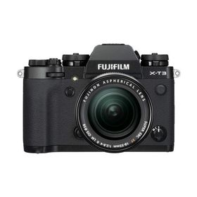 【中古】富士フイルム(FUJIFILM) ミラーレス一眼カメラ X-T3レンズキット ブラック X-T3LK-B