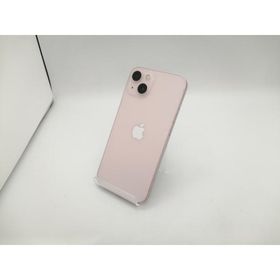 【中古】Apple au 【SIMフリー】 iPhone 13 128GB ピンク MLNE3J/A【広島本通】保証期間１ヶ月【ランクC】