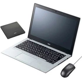 【MS Office搭載】NEC VersaPro UltraLite VB PC-VKL27BZG2 Windows10 Pro 64bit Corei3-7130U 2.7GHz 4GB SSD 128GB 光学ドライブ非搭載 高速無線LAN IEE