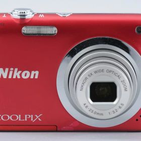 【中古】Nikon ニコン COOLPIX A100 レッド コンパクトデジタルカメラ