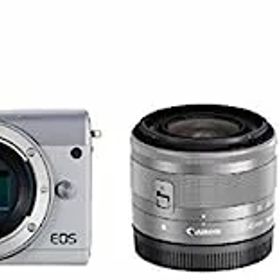 【中古】（非常に良い）Canon ミラーレス一眼カメラ EOS M100 ダブルズームキット ホワイト EOSM100WH-WZK