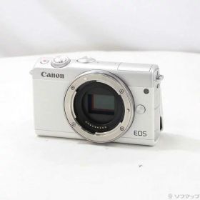 【中古】Canon(キヤノン) ミラーレス一眼カメラ EOS M100 ボディ ホワイト 【371-ud】