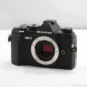 〔中古〕OM SYSTEM OM-5 ボディ ブラック〔344-ud〕