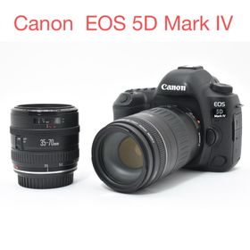 キヤノン(Canon)の一眼レフカメラCanon EOS 5D Mark IV標準&望遠レンズセット(デジタル一眼)