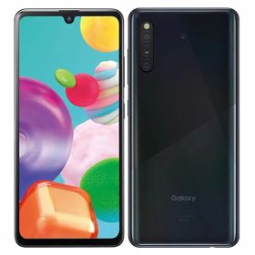 【中古】【安心保証】 Galaxy A41 SCV48[64GB] au ブラック