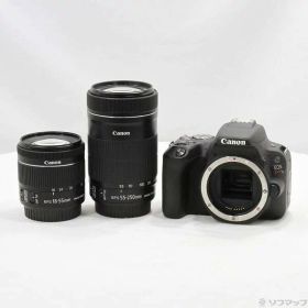 【中古】Canon(キヤノン) EOS Kiss X9 ブラック ダブルズームキット 【269-ud】