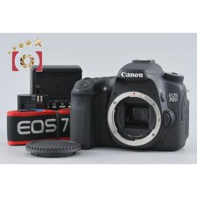 【中古】Canon キヤノン EOS 70D デジタル一眼レフカメラ シャッター回数僅少