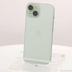 〔中古〕Apple(アップル) iPhone15 512GB グリーン MTMY3J／A SIMフリー〔262-ud〕