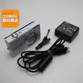 美品 COOLPIX S6200 ナチュラルホワイト 即日発送 デジカメ Nikon デジタルカメラ 本体 あすつく 土日祝発送OK