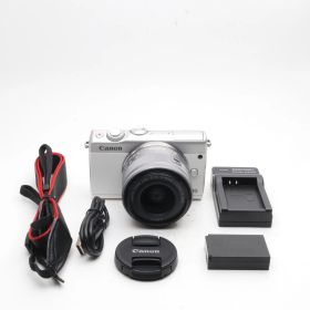 Canon EOS M100 EF-M15-45 IS STM レンズキット(ホワイト) 〔Canon EF-M マウント〕
