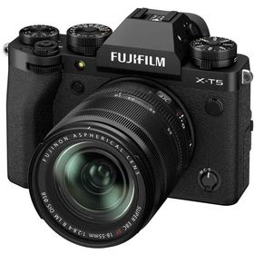 【中古】富士フイルム(FUJIFILM) ミラーレス一眼カメラ X-T5 レンズキット(XF18-55) ブラック F X-T5LK-1855-B