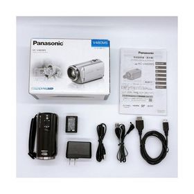 パナソニック HDビデオカメラ V480MS 32GB 高倍率90倍ズーム ブラック HC-V480MS-K