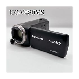 パナソニック HDビデオカメラ V480MS 32GB 高倍率90倍ズーム ブラック HC-V480MS-K
