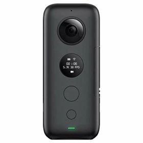 【中古】Insta360 ONE X 5.7K 超 動画 手ブレ補正機能FlowState搭載 360度アクションカメラ 高速WiFi iphone/Android対応 (SDカード別売り、V30ビデオスピードクラスmicroSDXCが必要)