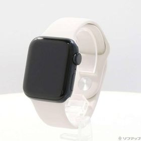 〔中古〕Apple(アップル) Apple Watch SE 第2世代 GPS 40mm ミッドナイトアルミニウムケース スターライトスポーツバンド〔262-ud〕