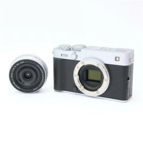 【中古】 《美品》 FUJIFILM X-E5 XF23mm F2.8 R WRレンズキット シルバー 【ストラップ取付部部品交換/各部点検済】 [ デジタルカメラ ]