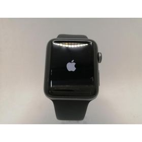 【中古】Apple Apple Watch Series3 42mm GPS スペースグレイアルミニウム/ブラックスポーツバンド MQL12J/A【川崎駅前】保証期間１ヶ月【ランクC】