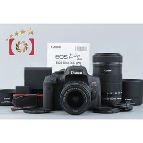 【中古】Canon キヤノン EOS Kiss X8i ダブルズームキット シャッター回数僅少