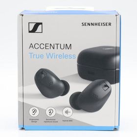 ボーナスストア+5％【新品未開封】SENNHEISER ACCENTUM True Wireless ATW1-BLACK ブラック ワイヤレスイヤホン ノイズキャンセリング ゼンハイザー 本体