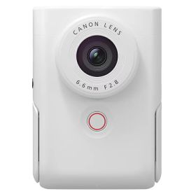 《新品》 Canon (キヤノン) PowerShot V10 ホワイト[ ビデオカメラ ] 【KK9N0D18P】【キャッシュバック￥5,000-対象】【同時購入キャッシュバック対象】