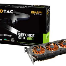 【中古】 ZOTAC GeForce GTX 980AMP グラフィックスボード VD5512 ZTGTX98-4GD5AMP01