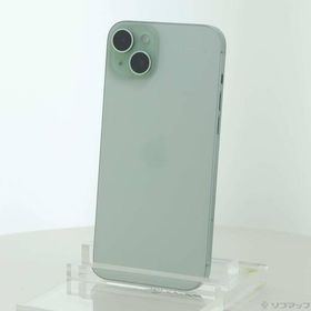 〔中古〕Apple(アップル) iPhone15 Plus 128GB グリーン MU0E3J／A SIMフリー〔198-ud〕