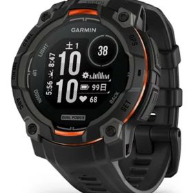 GARMIN ガーミン 腕時計 スマートウォッチ Instinct 3 Dual Power 45mm Black 010-02934-30
