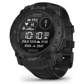 ガーミン Instinct 3 Dual Power 50mm Black / Tactical Black【Suica対応】スマートウォッチ 010-02935-80 [0100293580]【返品種別A】
