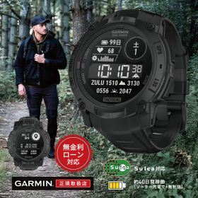 【3/18限定！当選で最大100%ポイント還元】【24回無金利ローン】ガーミン GARMIN Instinct 3 Dual Power Tactical 50mm インスティンクト 3 デュアルパワー 010-02935-80 Black ブラック 黒 メンズ レディース 腕時計 スマートウォッチ GPS アウトドア スポーツ 送料無料