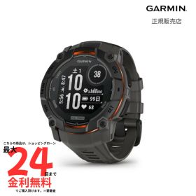 ガーミン インスティンクト 3 GARMIN Instinct 3 Dual Power Black / Charcoal 50mm 010-02935-30 メンズ レディース 腕時計 スマートウォッチ 正規品 ランニング