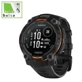 GARMIN Instinct 3 Dual Power (インスティンクト スリー デュアル パワー)45mm GPSスマートウォッチ(Suica対応) (ガーミン) Black 010-02934-30