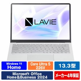 NEC 13．3型高性能ノートブック e angle select LAVIE SOL プラチナシルバー PC-S1365LAS-E5 [PCS1365LASE5]【RNH】