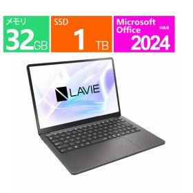 新品 NEC ノートパソコン 13.3 型(インチ) LAVIE SOL S1375/LAB-E5 PC-S1375LAB-E5 [ムーンブラック] インテル Core Ultra 7 258V(Lunar Lake) 2.2GHz/8コア メモリ：32GB SSD：1TB Windows 11 Home Office付き