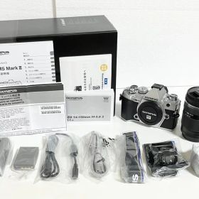 【展示品】【シャッター回数約400(自社調査)】オリンパス(OLYMPUS) ミラーレス一眼カメラ デジタル一眼カメラ OM-D E-M5 Mark III 14-150mm II レンズキット [シルバー] 【ほぼ新品】送料無料