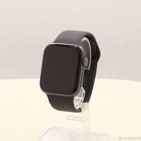 〔中古〕Apple(アップル) Apple Watch Series 6 GPS + Cellular 44mm スペースグレイアルミニウムケース ブラックスポーツバンド〔198-ud〕