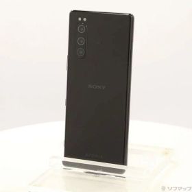 【中古】SONY(ソニー) Xperia 5 128GB ブラック J9260 SIMフリー 【198-ud】
