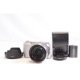 ソニー(SONY)の【ショット数1000】SONY NEX-C3 シルバー レンズキット(ミラーレス一眼)