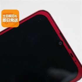 良品中古 SoftBank シンプルスマホ6 A201SH ルビーレッド スマホ 白ロム 中古 あすつく 土日祝発送OK