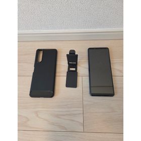 エクスペリア(Xperia)の【おまけ付き】Xperia 5 II SOG02 au [ブルー]【訳あり】(スマートフォン本体)